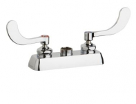 Chicago Faucets W4D-LES317AB Workboard Faucet, 4'' Les